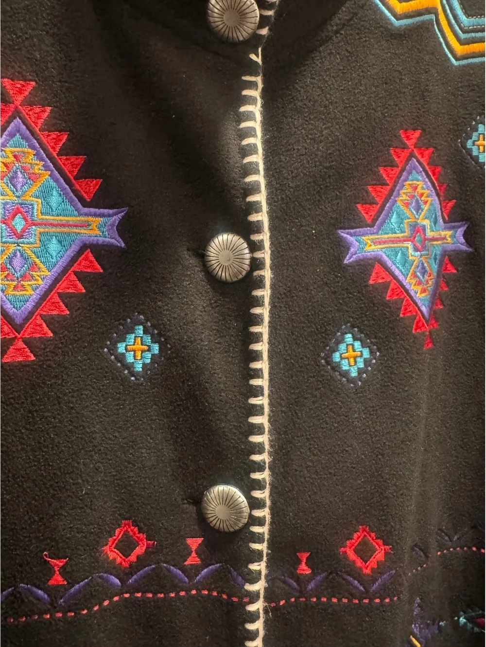 Power River Collection by Panhandle Women's Aztec-Boho Style Western Jacket Sz M